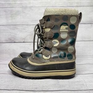 Sorel Waterproof Winter Snow Boots Duck Boots‎ Warm Lining USA 8